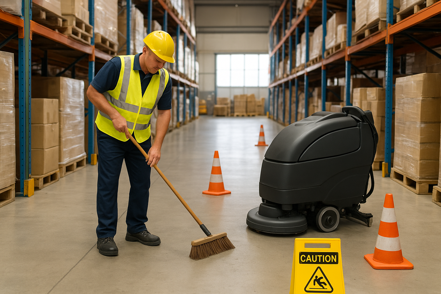 2. Keep floors and aisles safe