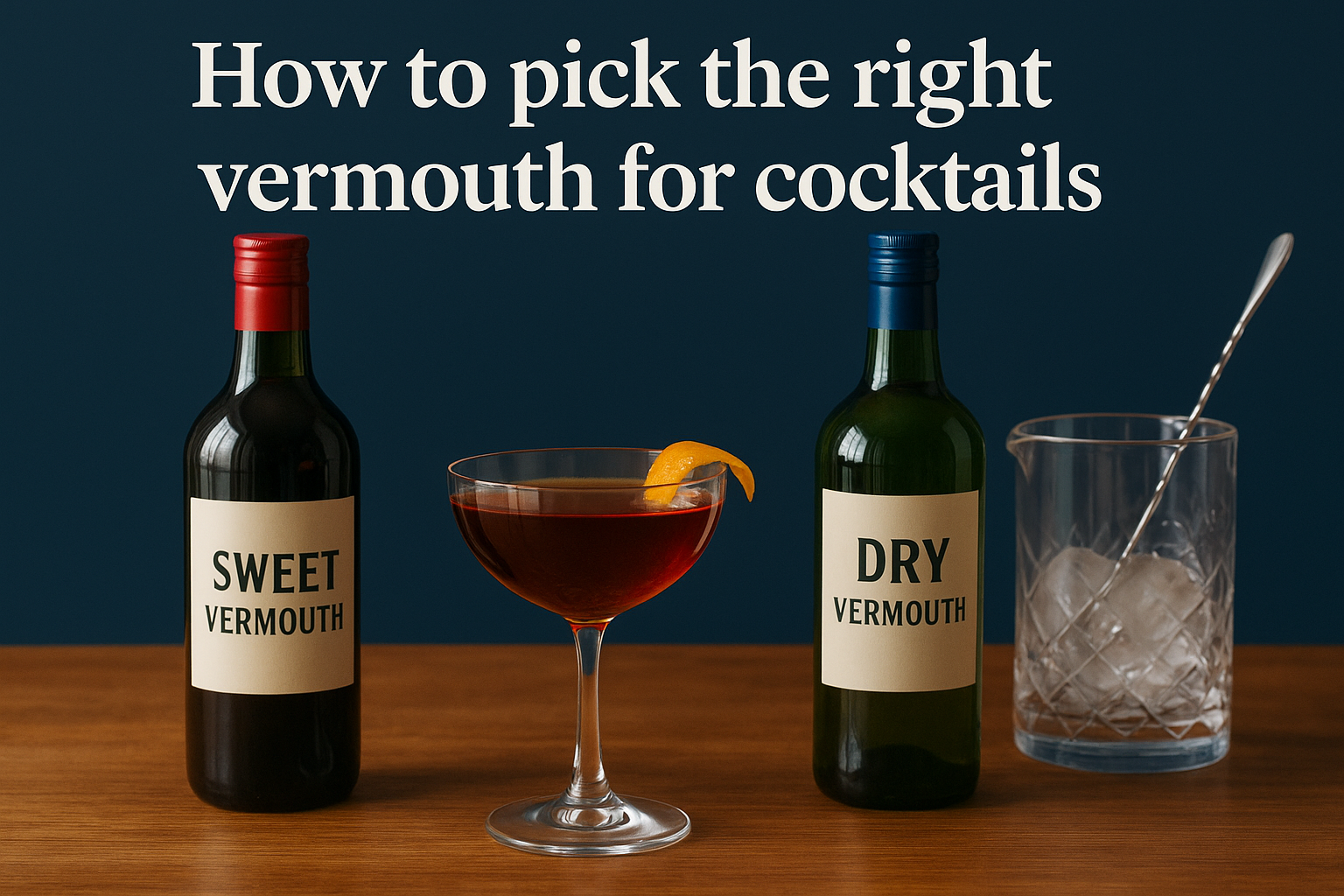 How to pick the right vermouth for cocktails