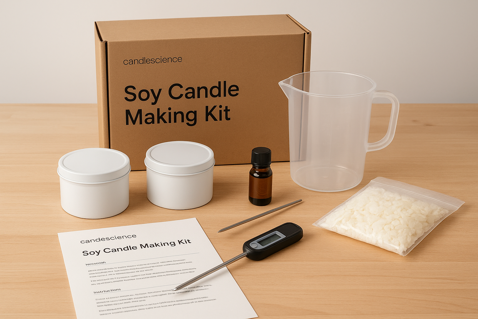 1. CandleScience soy candle making kit