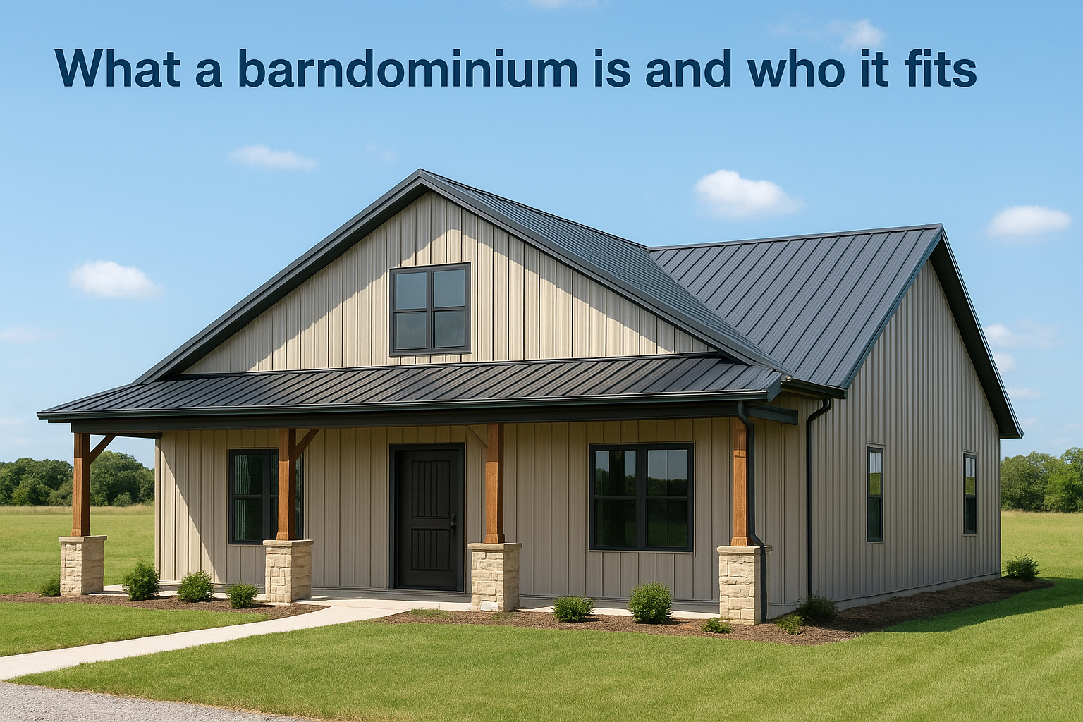 What a barndominium is and who it fits