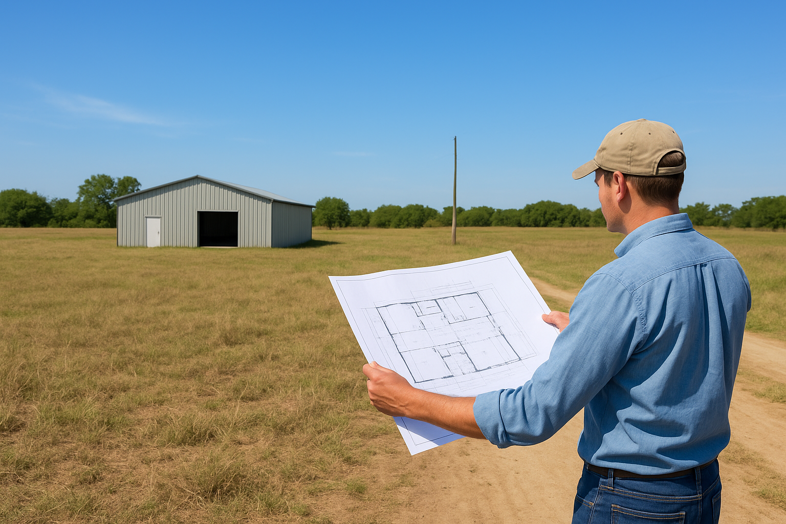 Step 2. Choose land and confirm build rules