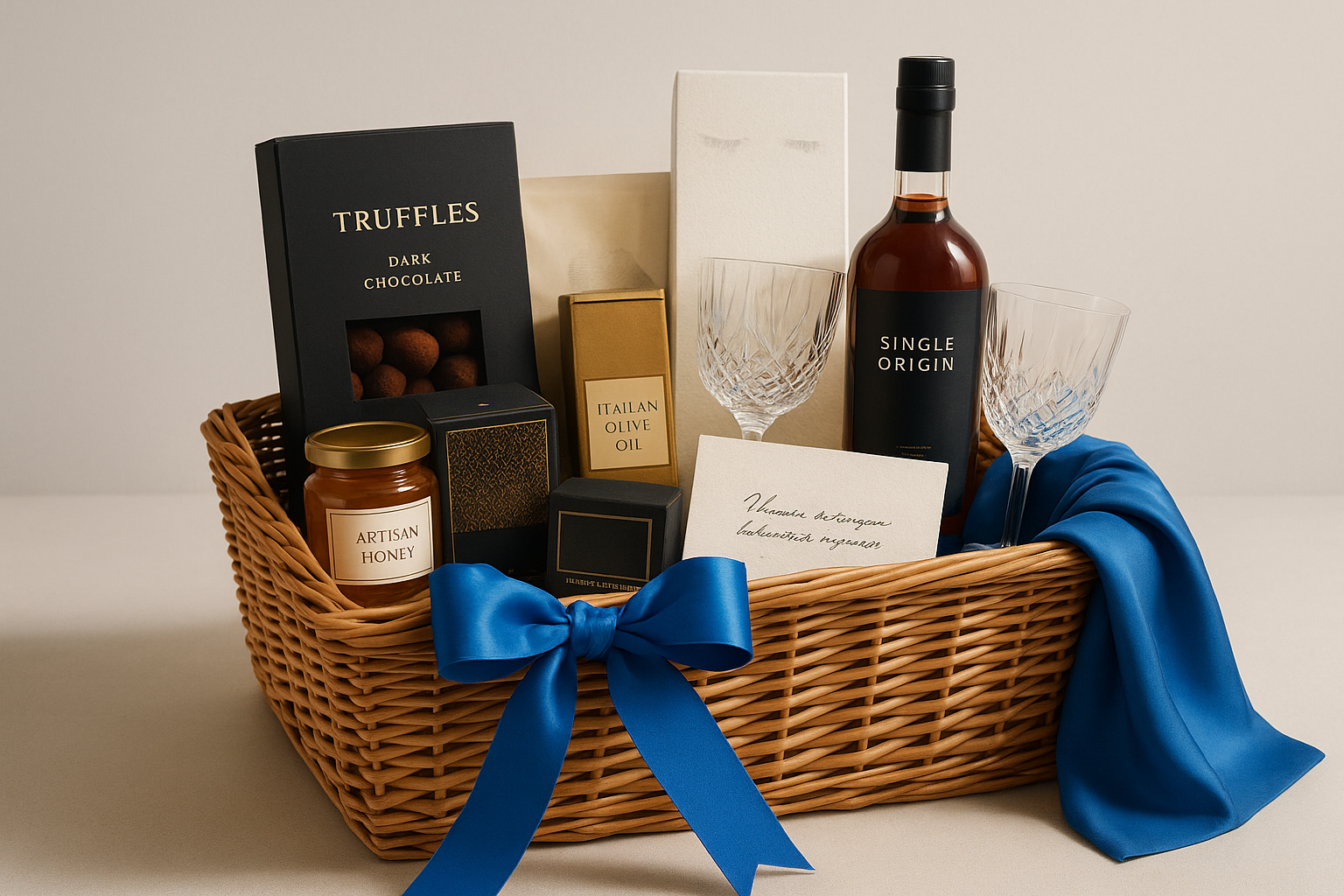 4. Personalized gift hamper with a luxury focus
