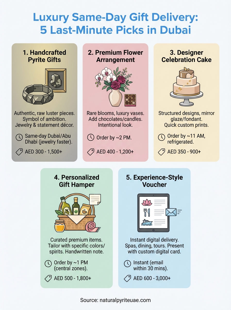 same day gift delivery dubai infographic