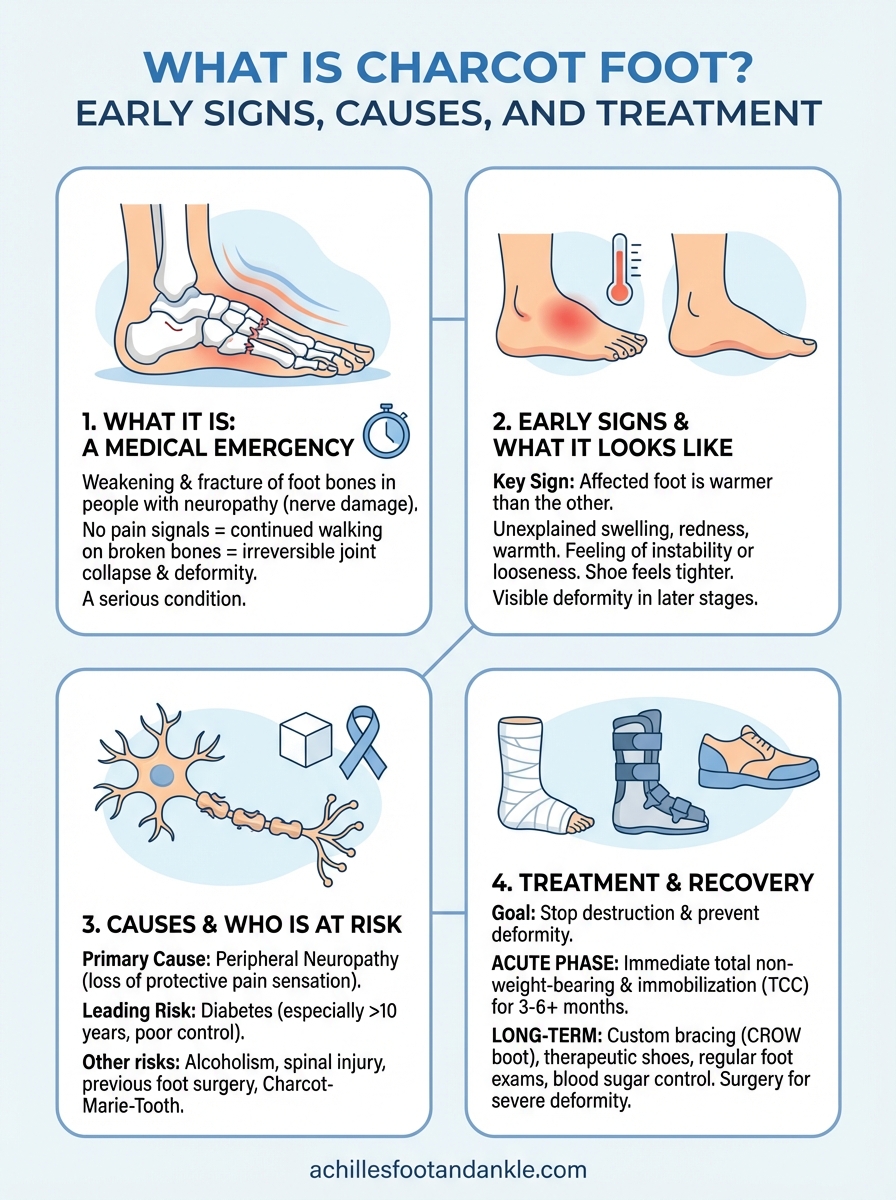 what is charcot foot infographic
