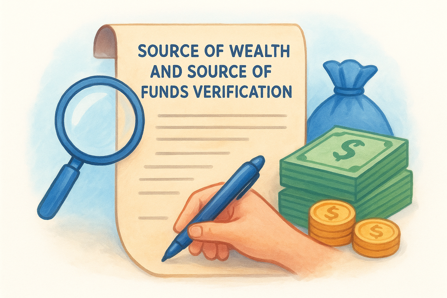 Source of wealth and source of funds verification