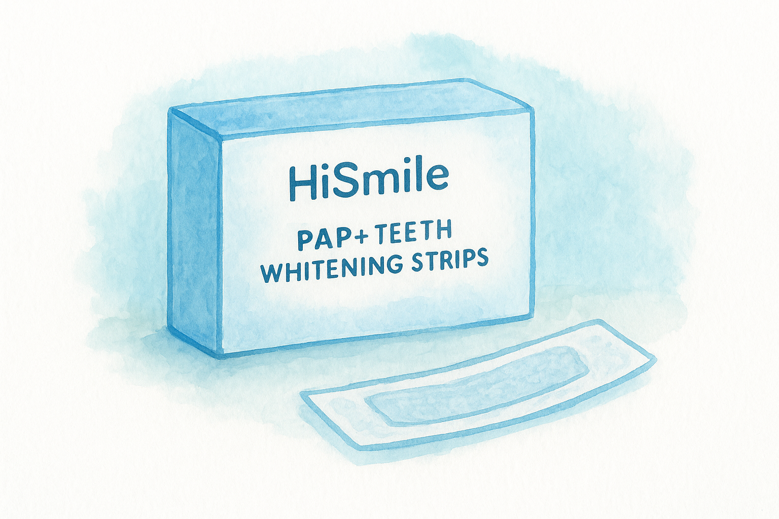 2. HiSmile PAP+ teeth whitening strips