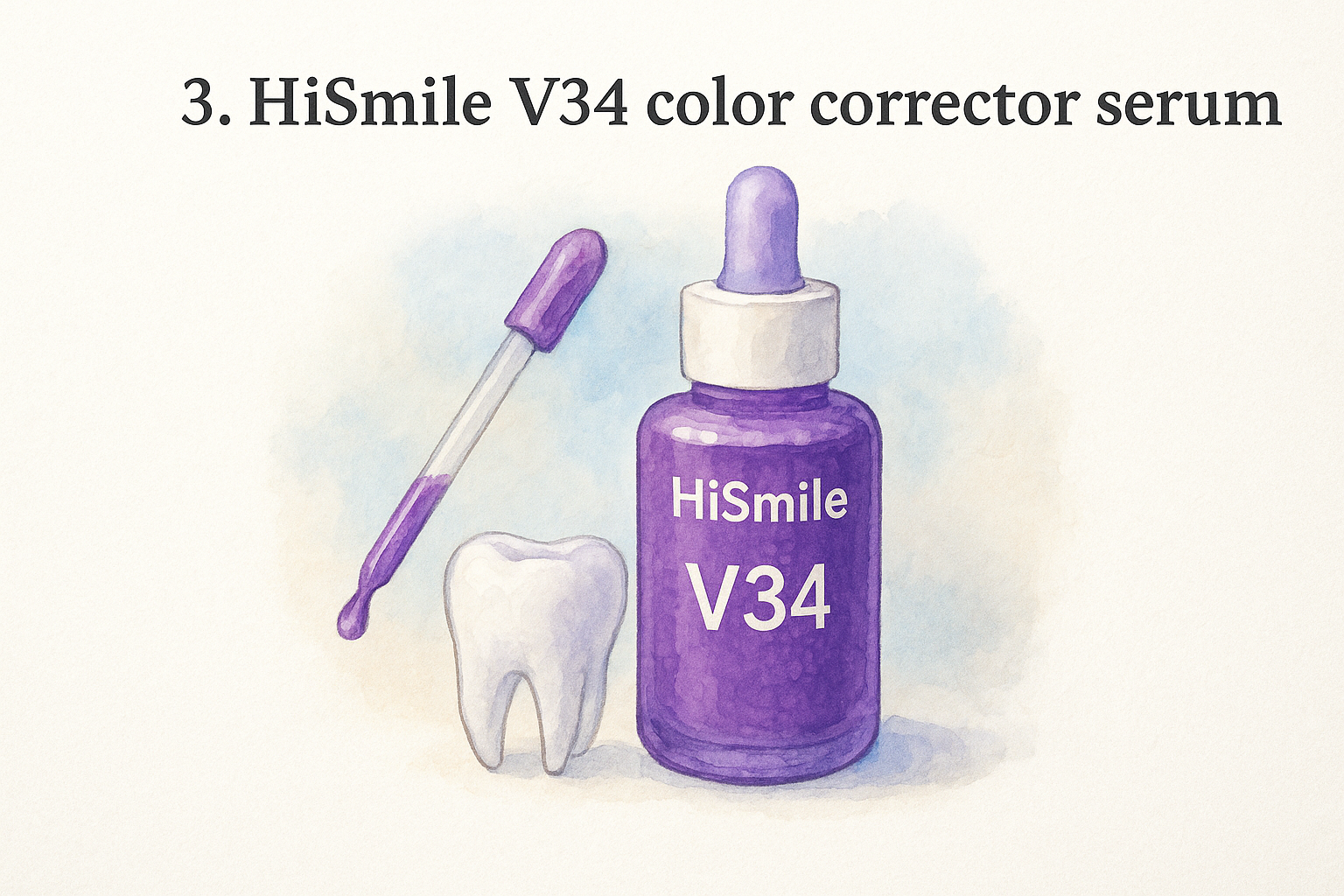 3. HiSmile V34 color corrector serum