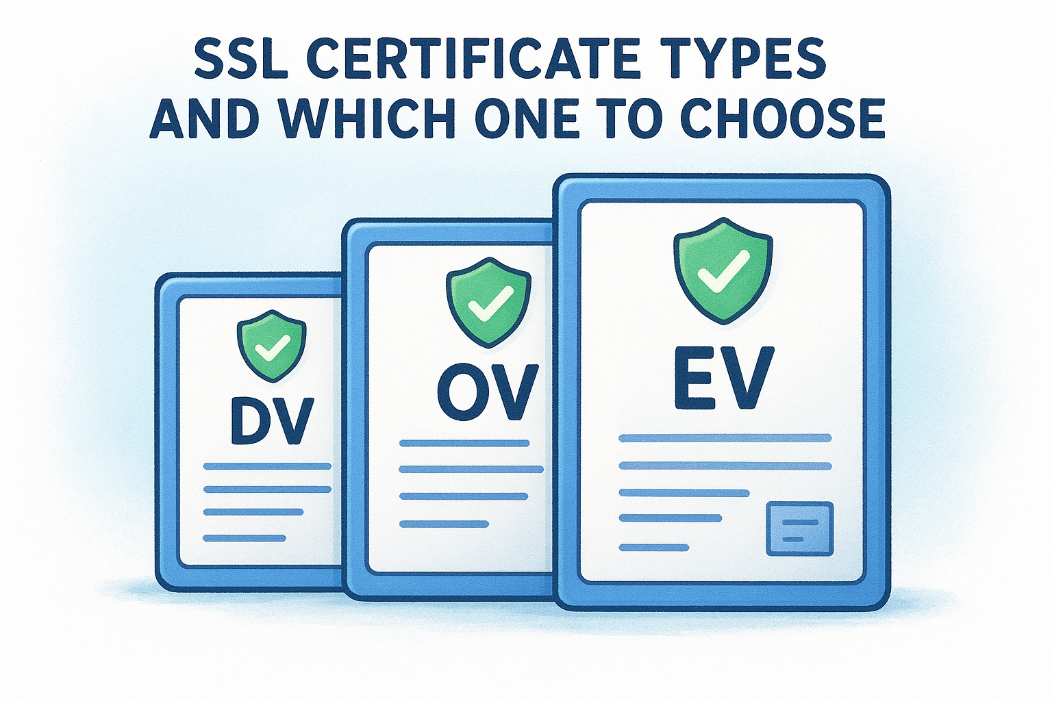 SSL certificate types and which one to choose