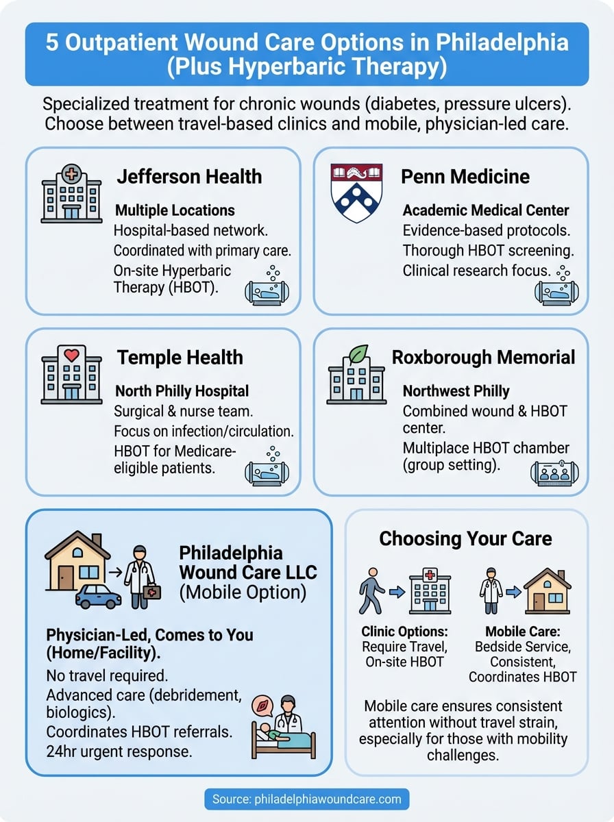 5 Outpatient Wound Care Philadelphia Options Plus Hyperbaric ...