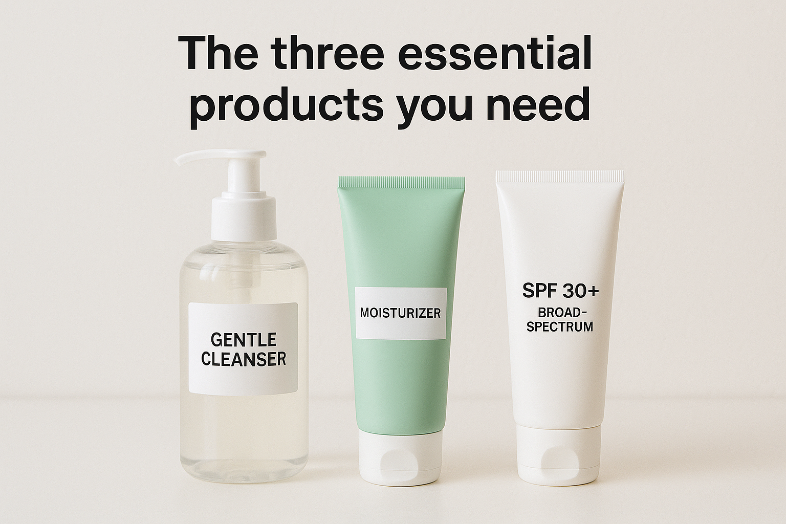 The three essential products you need