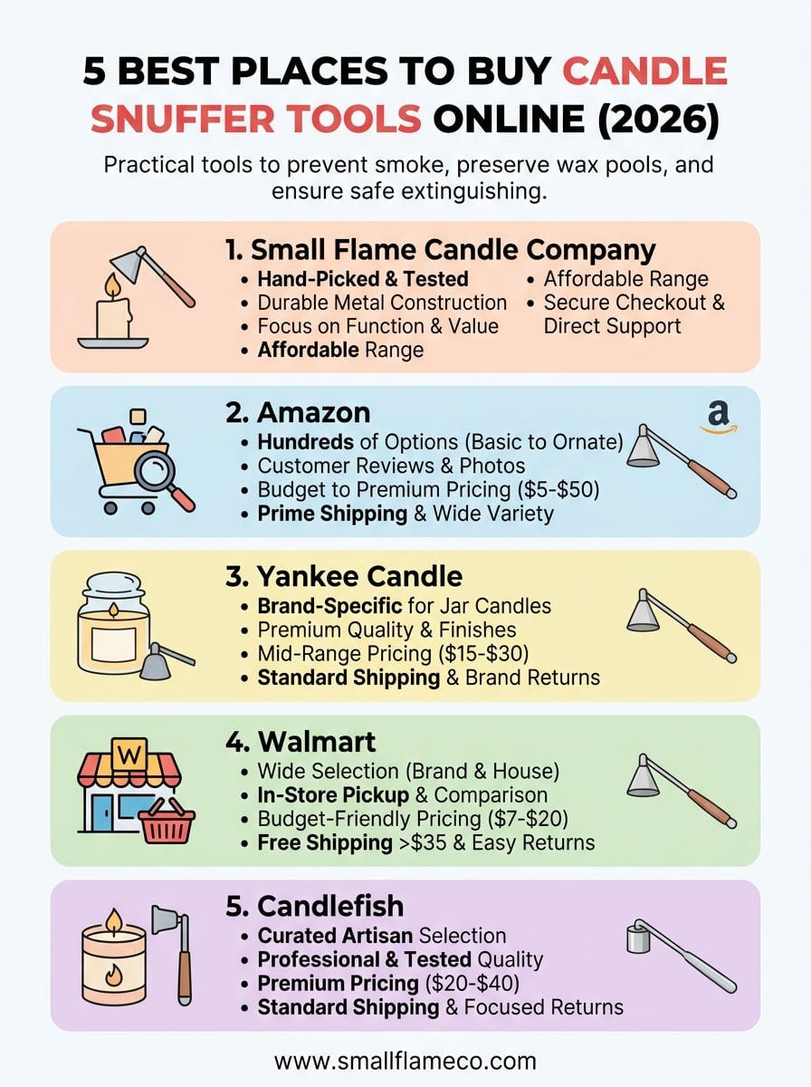 buy candle snuffer infographic