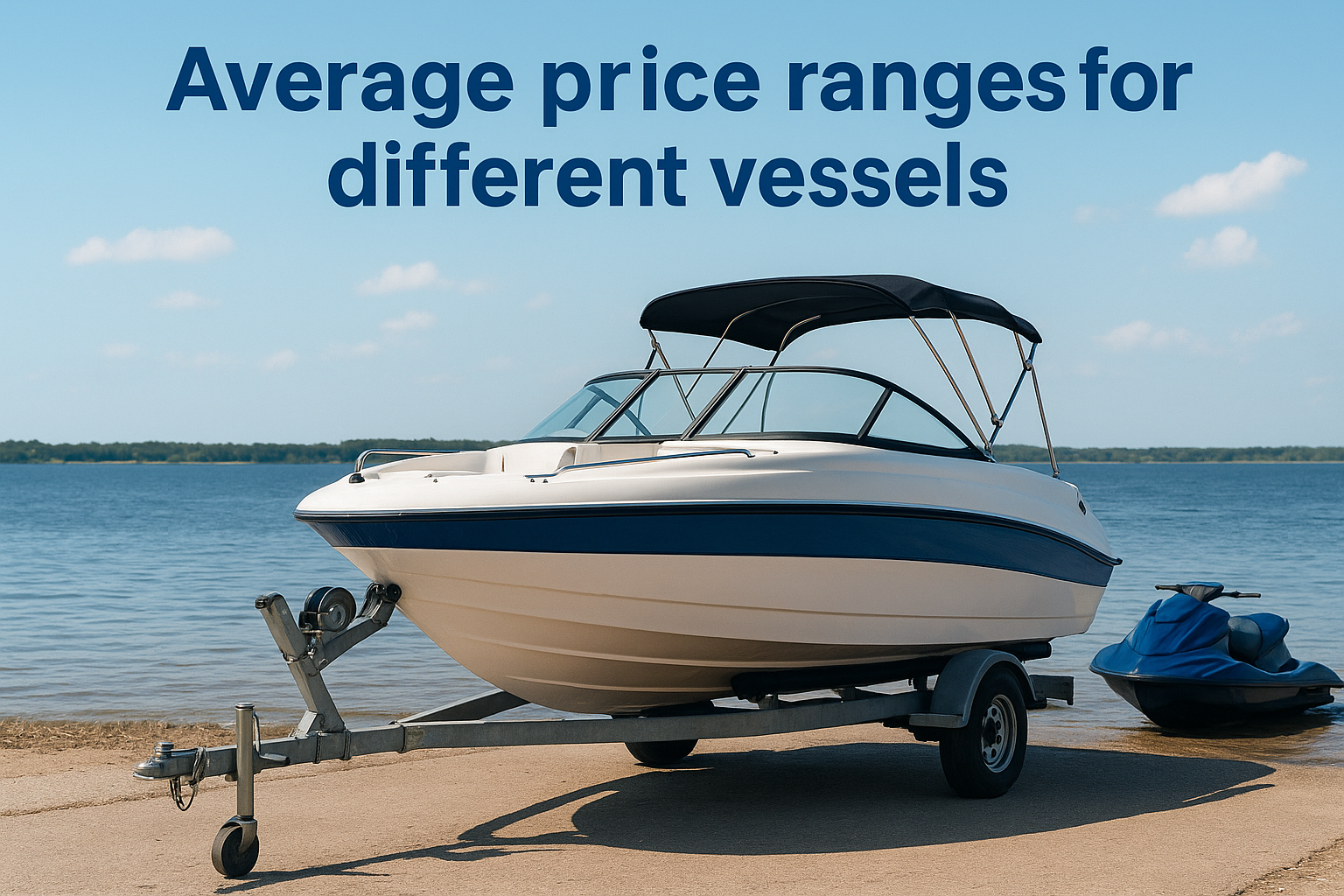 Average price ranges for different vessels