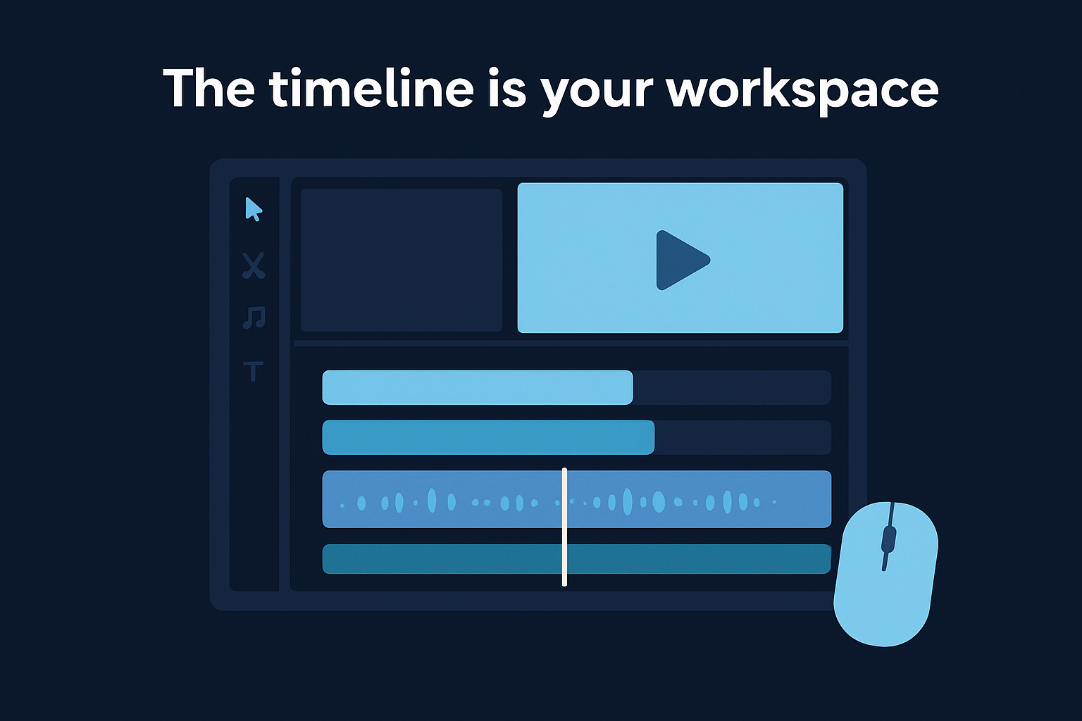 The timeline is your workspace
