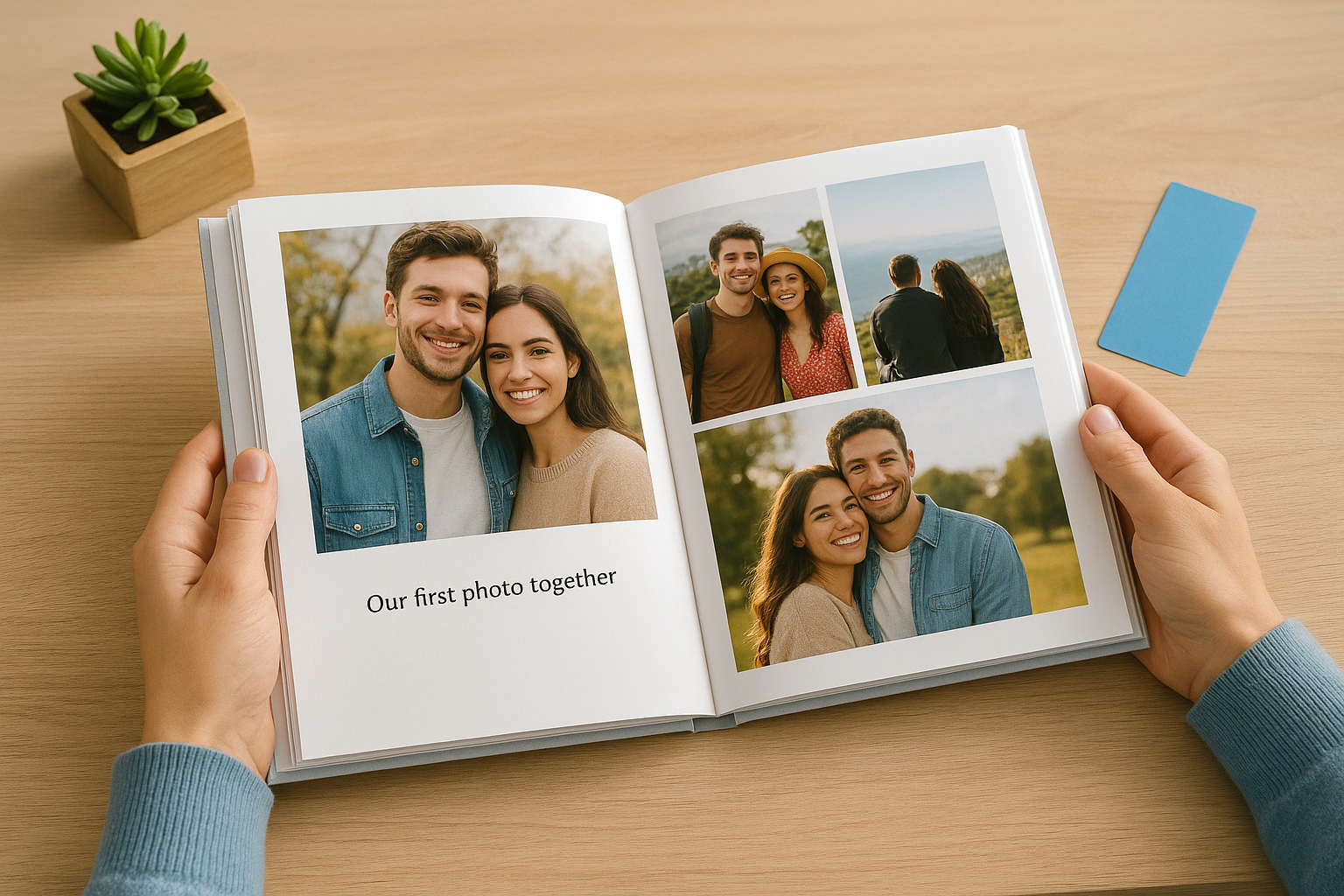 8. Personalized photo book or scrapbook