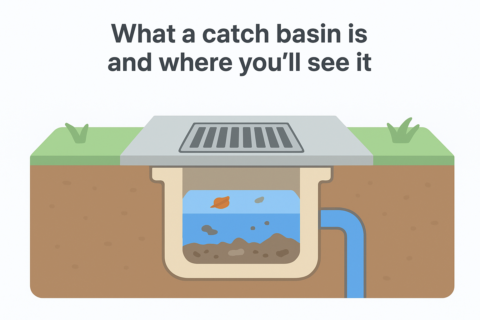 What a catch basin is and where you'll see it