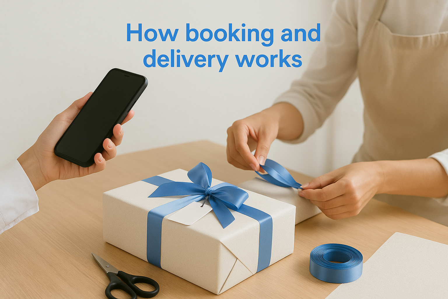 How booking and delivery works