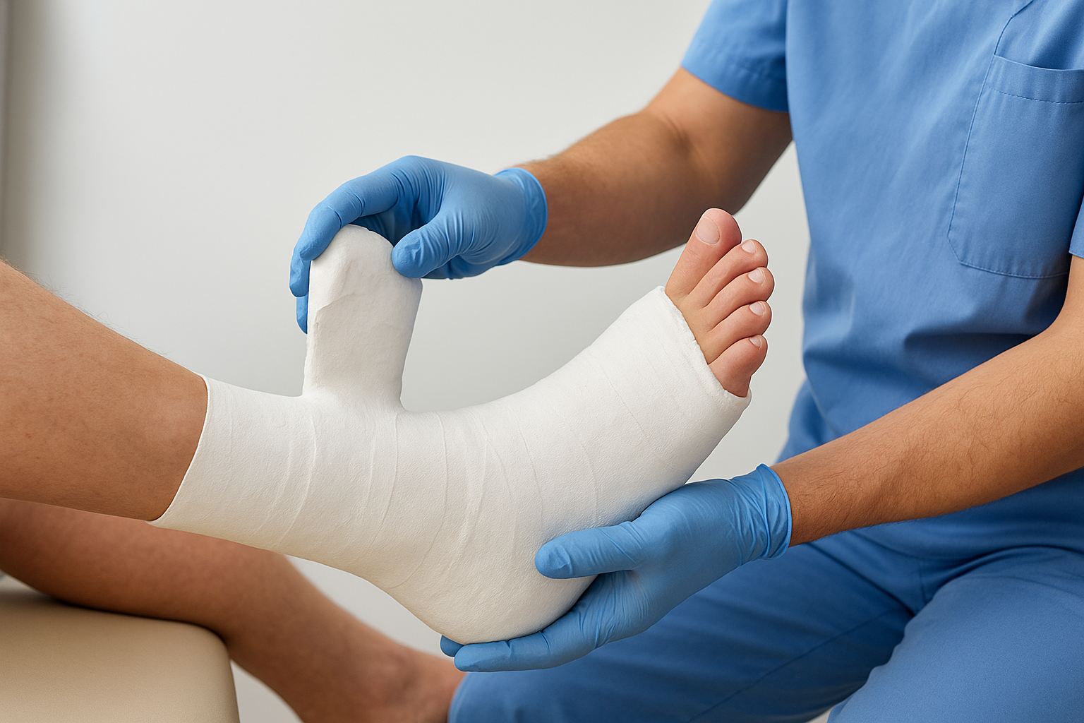 How a total contact cast supports healing