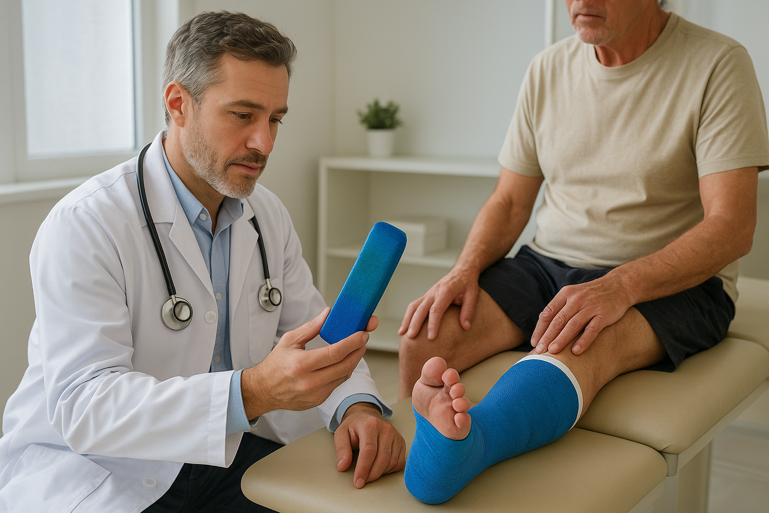 Healing time for Charcot foot in a TCC