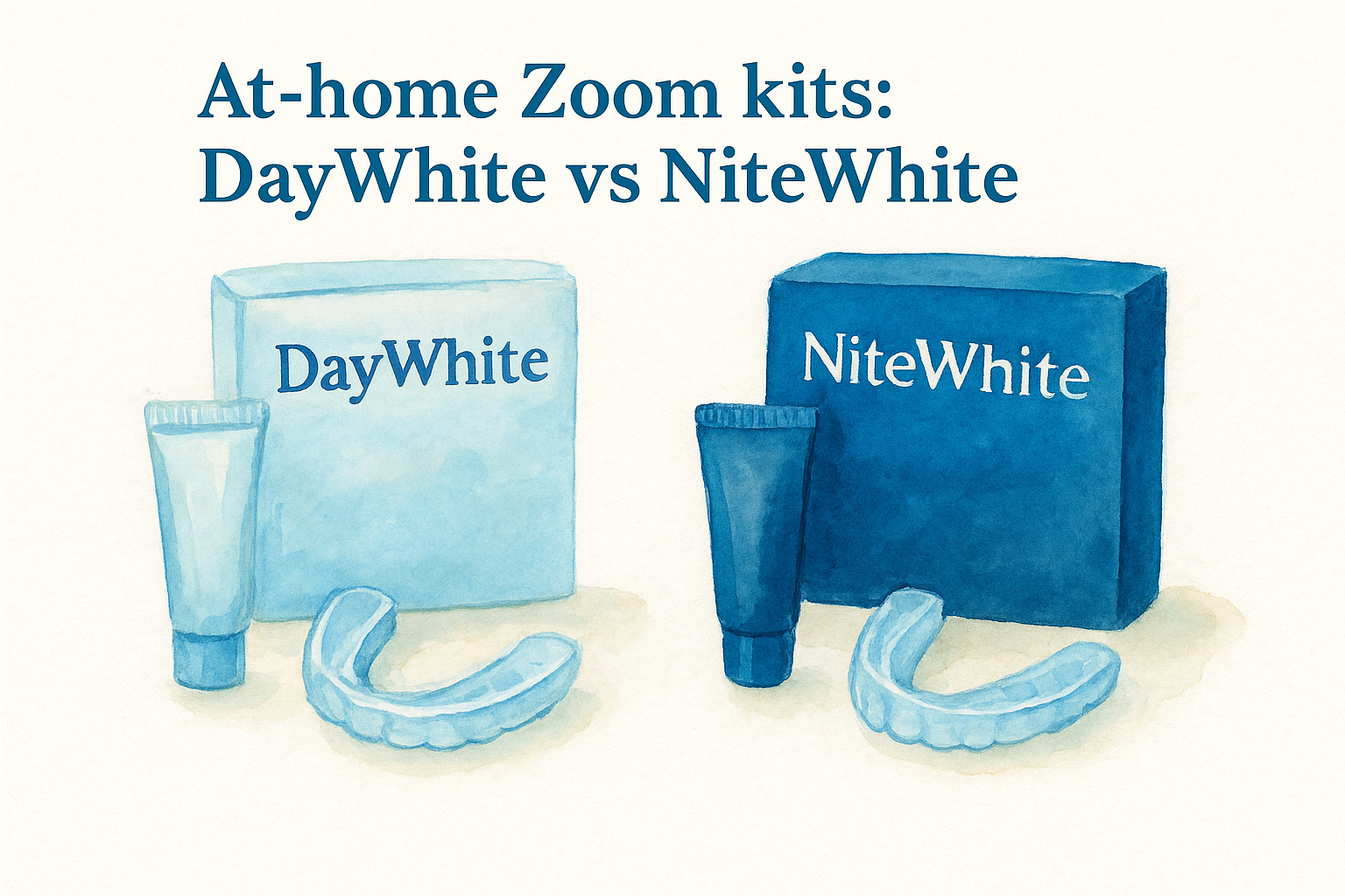 At-home Zoom kits: DayWhite vs NiteWhite
