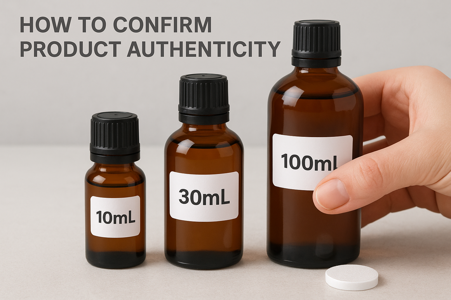 How to confirm product authenticity