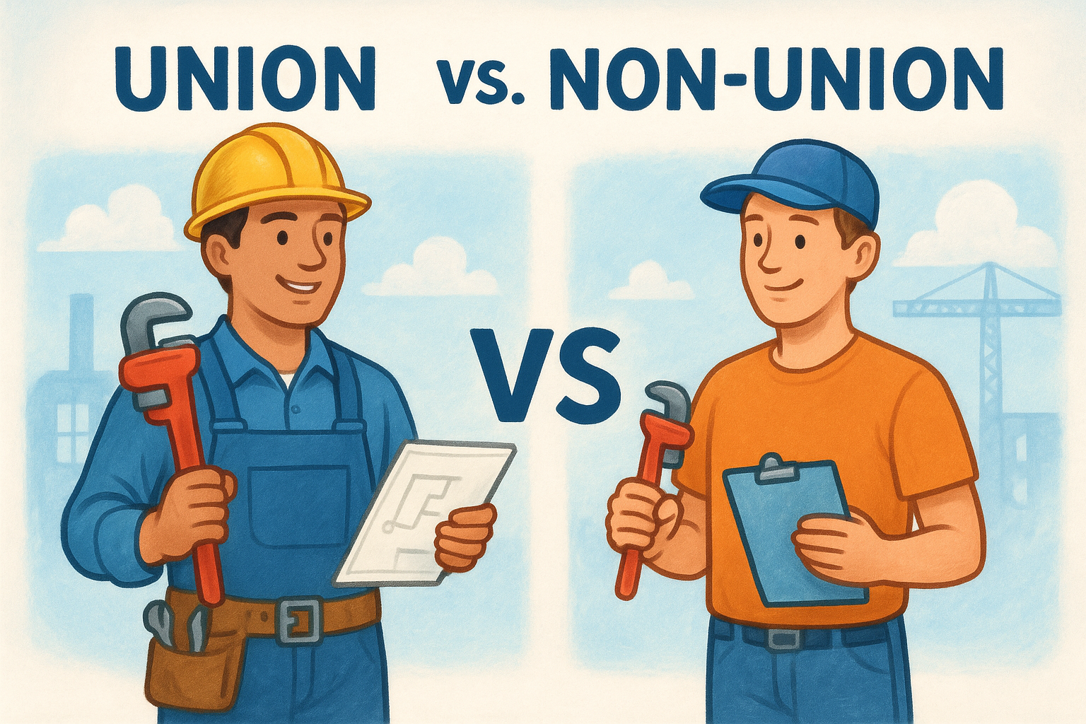 Union vs. non-union programs