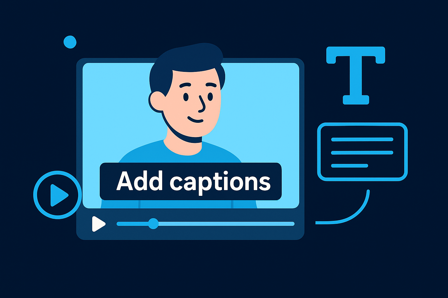 Add captions and visual anchors
