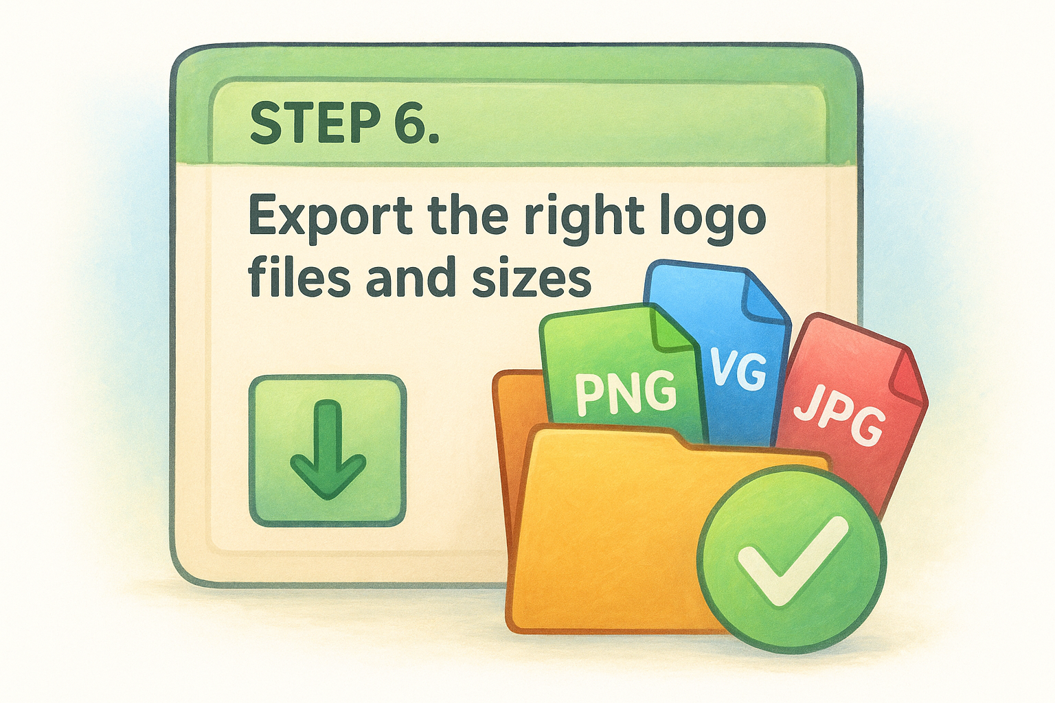 Step 6. Export the right logo files and sizes