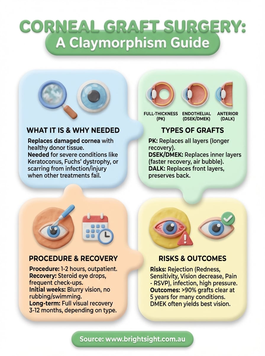 corneal graft infographic