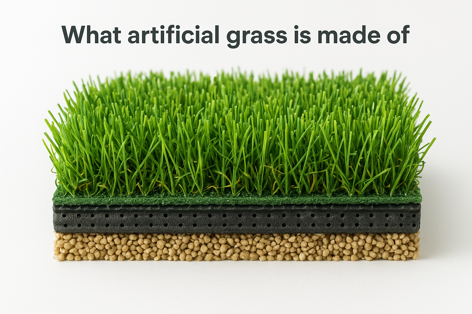 What artificial grass is made of