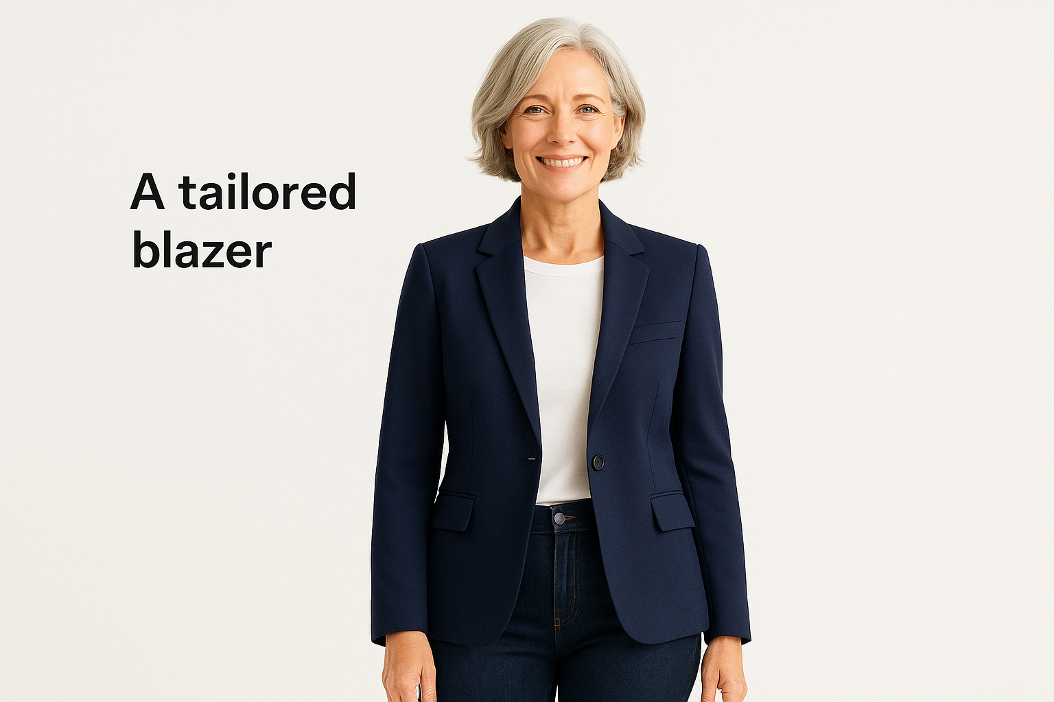 2. A tailored blazer