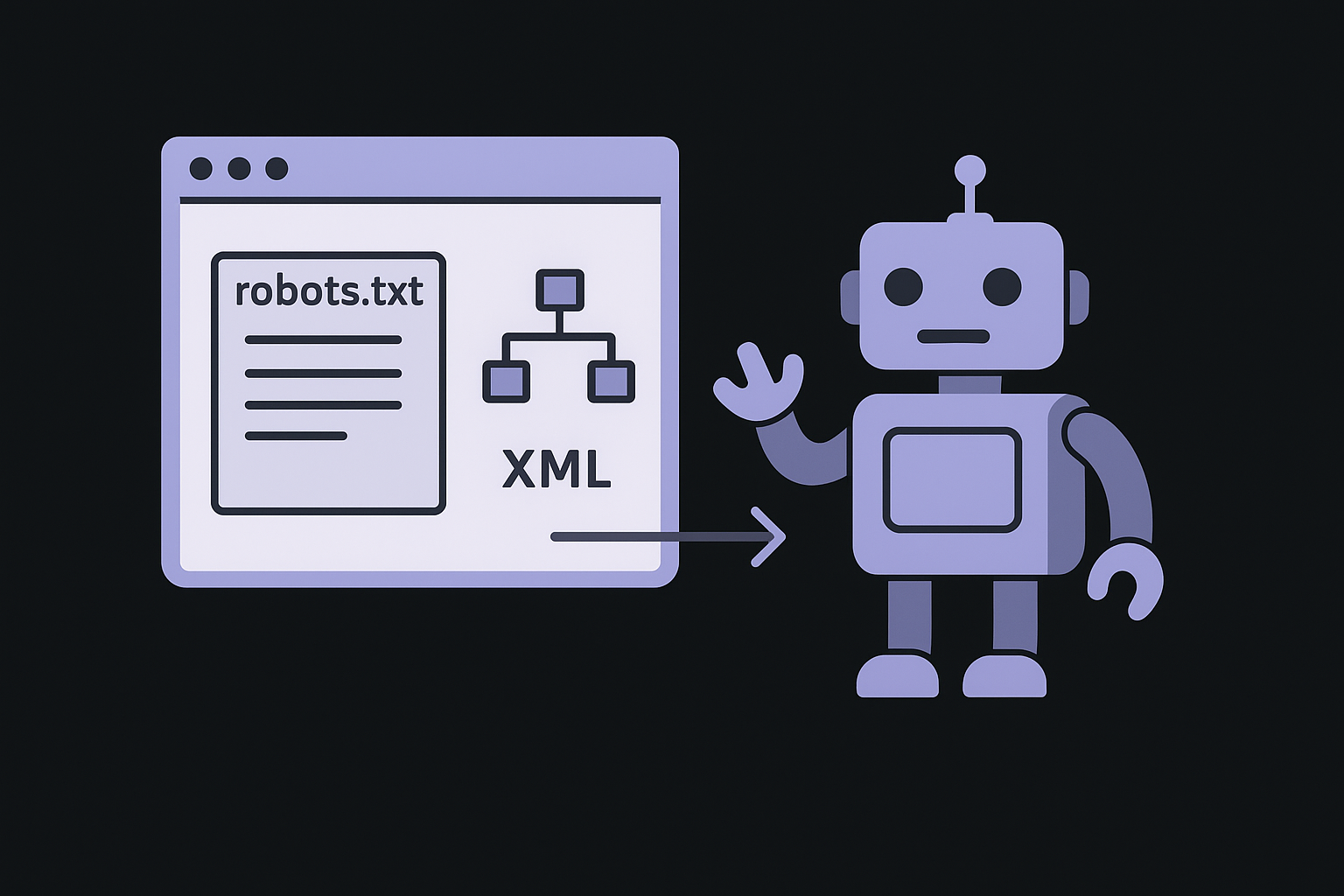 Control access with robots.txt and XML sitemaps