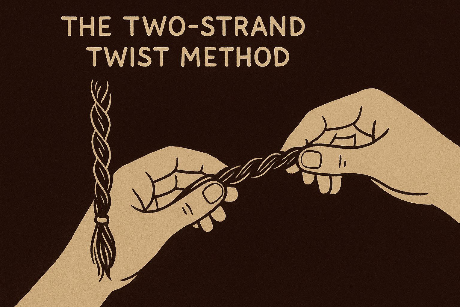 The two-strand twist method