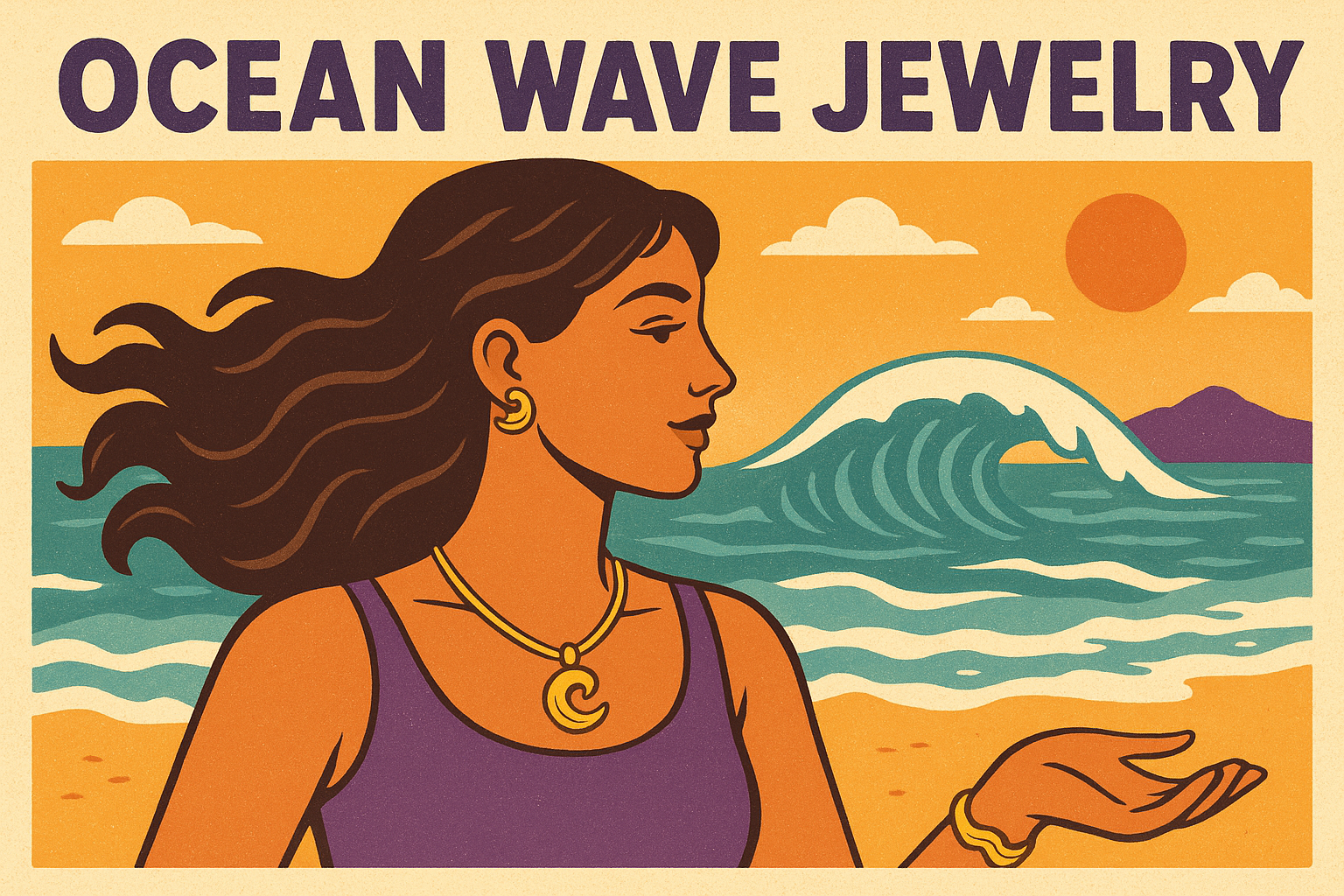 4. Ocean Wave Jewelry