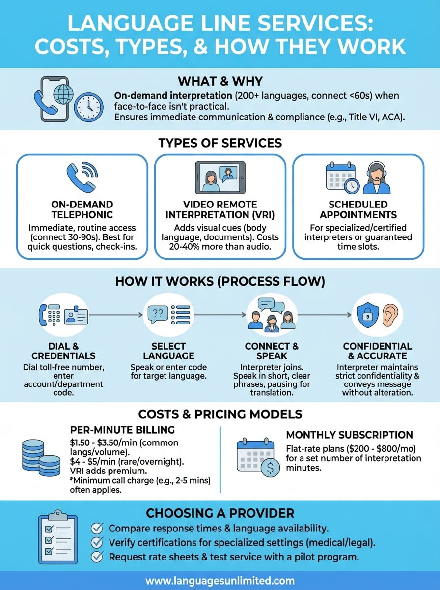 language line services infographic