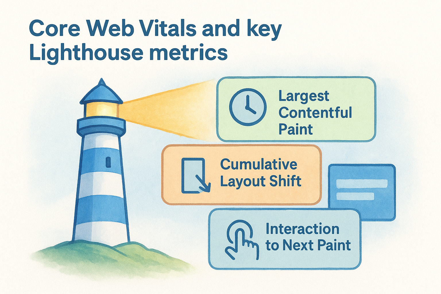 Core Web Vitals and key Lighthouse metrics