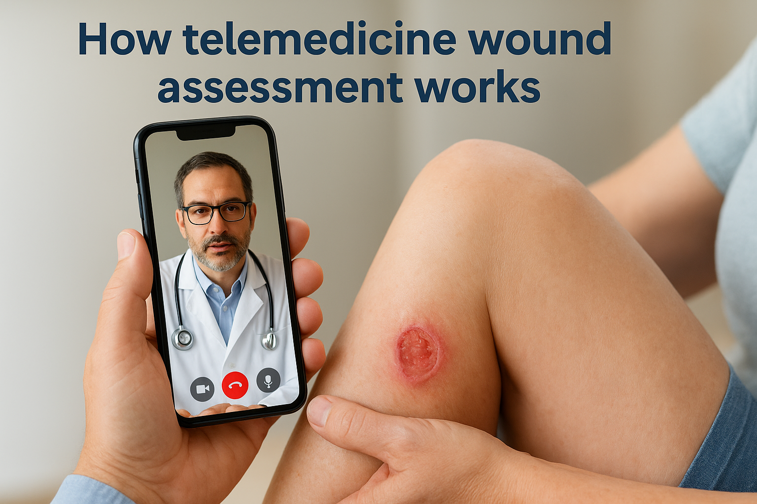 How telemedicine wound assessment works