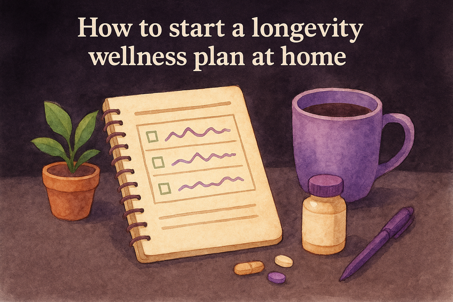 How to start a longevity wellness plan at home