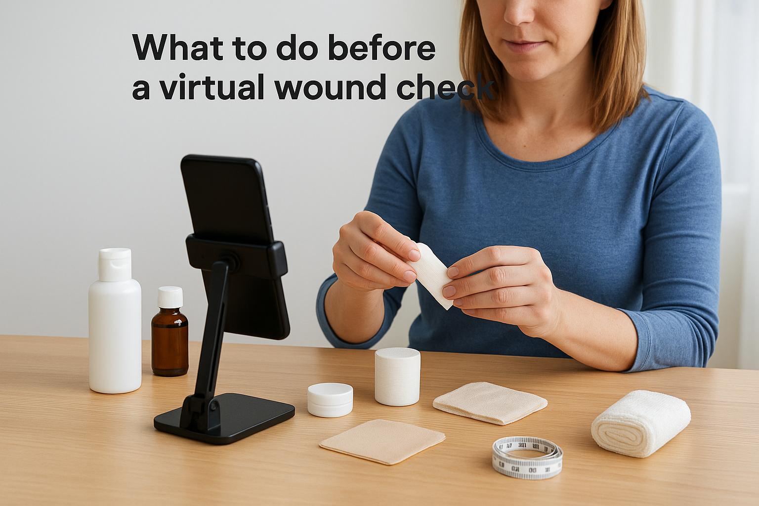 What to do before a virtual wound check