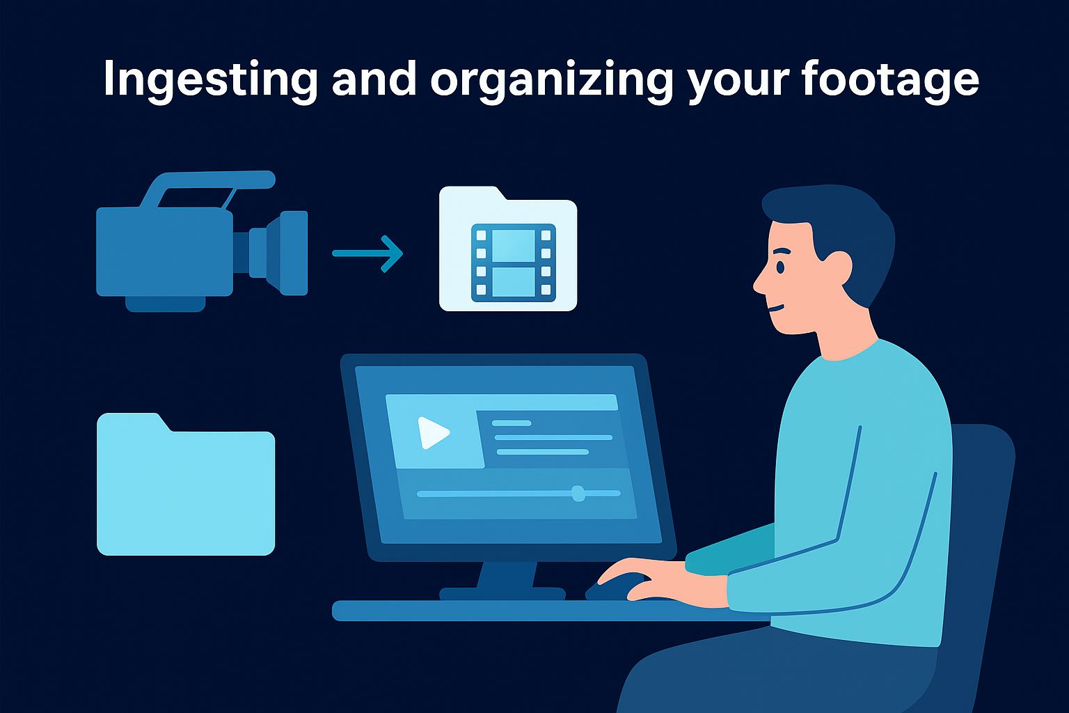 Ingesting and organizing your footage