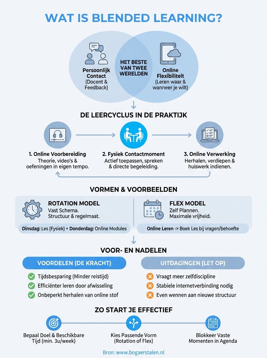 wat is blended learning infographic