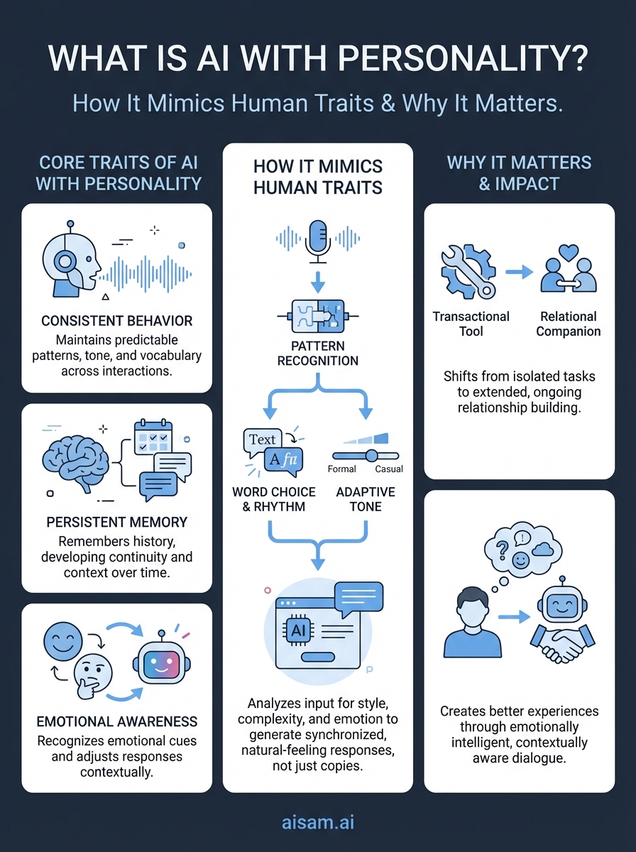ai with personality infographic
