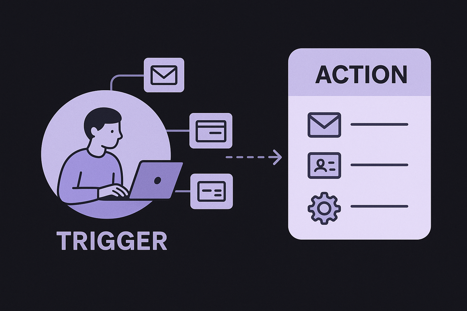 The trigger-action framework