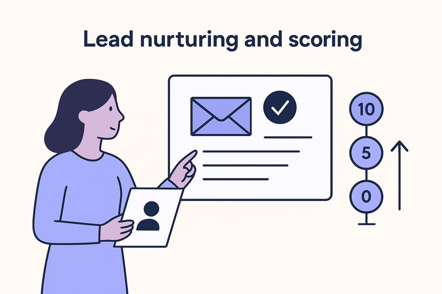 Lead nurturing and scoring
