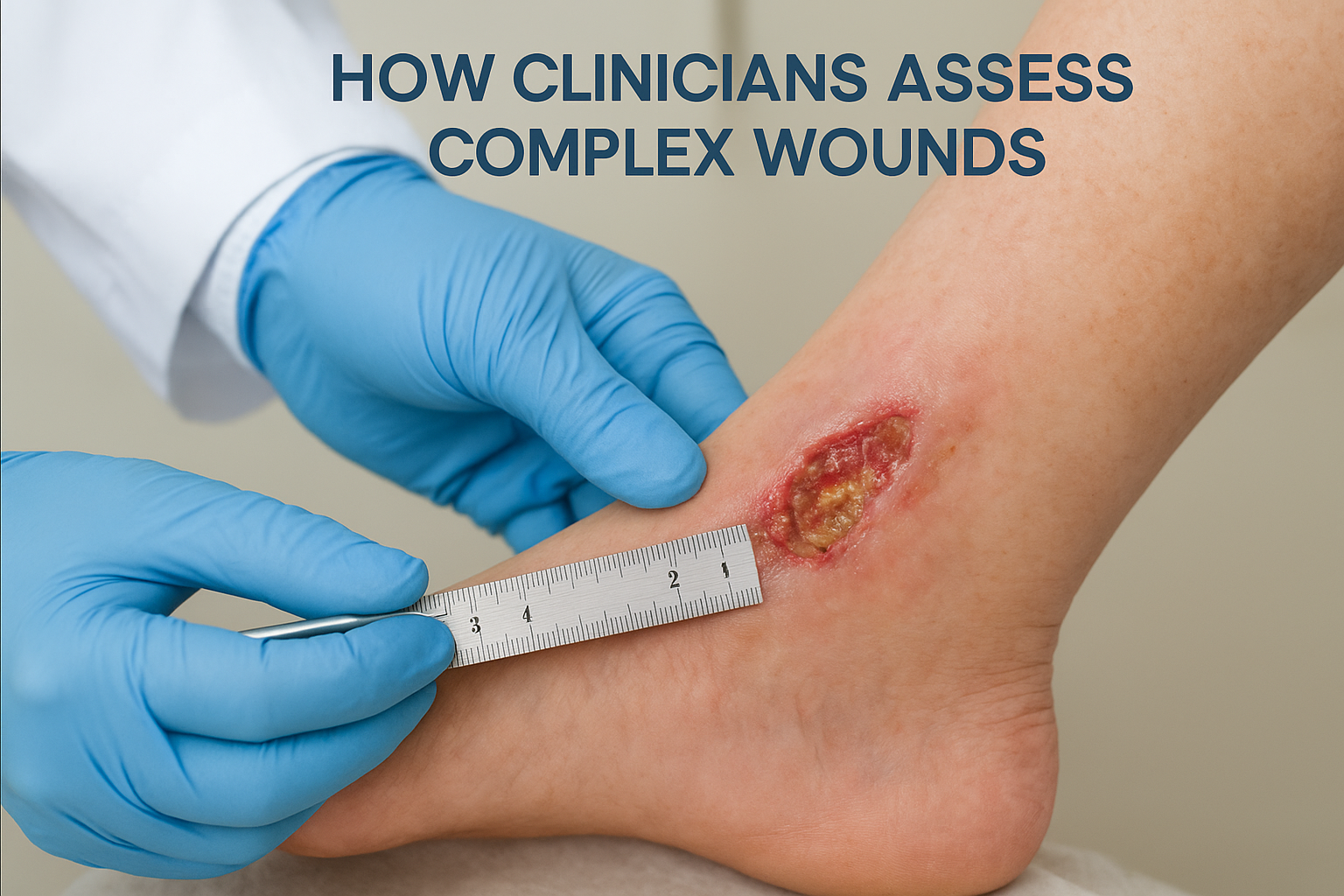 How clinicians assess complex wounds