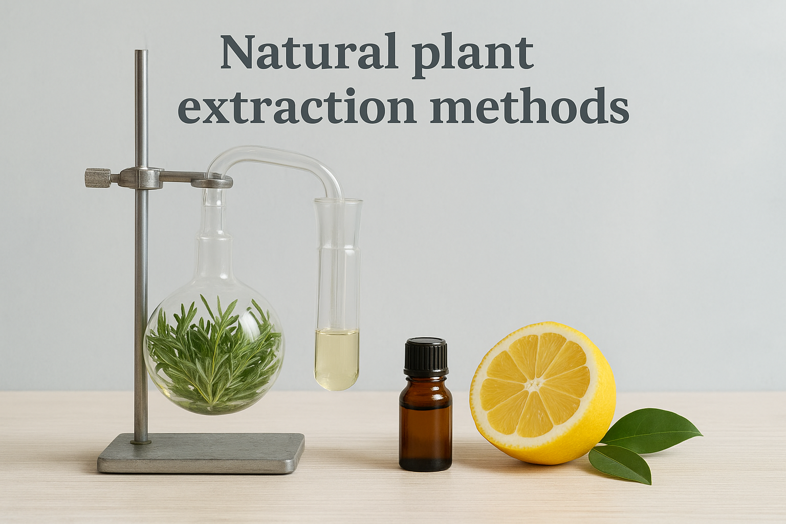 Natural plant extraction methods