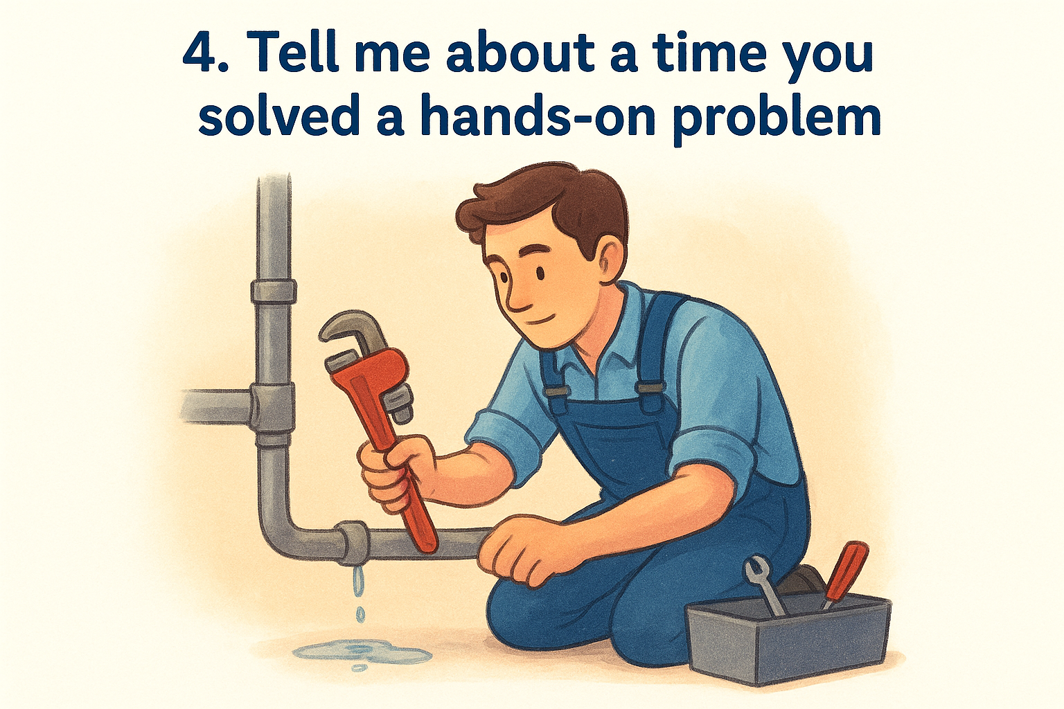4. Tell me about a time you solved a hands-on problem