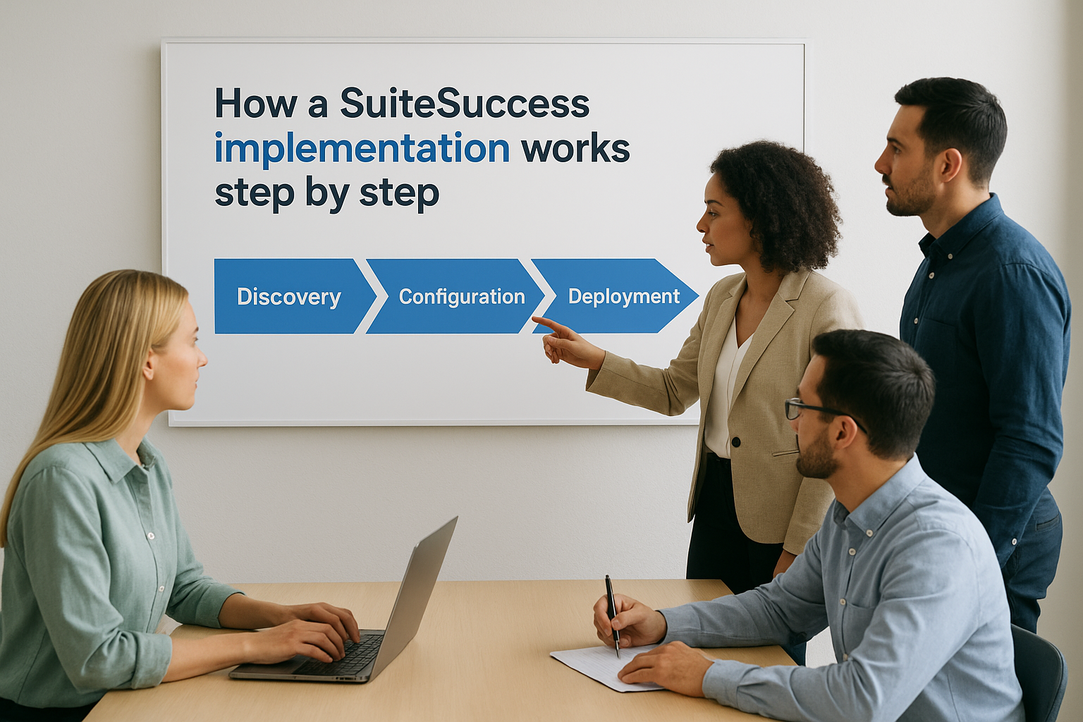 How a SuiteSuccess implementation works step by step