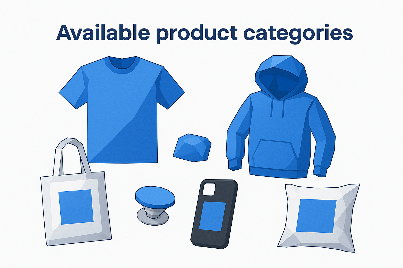 Available product categories