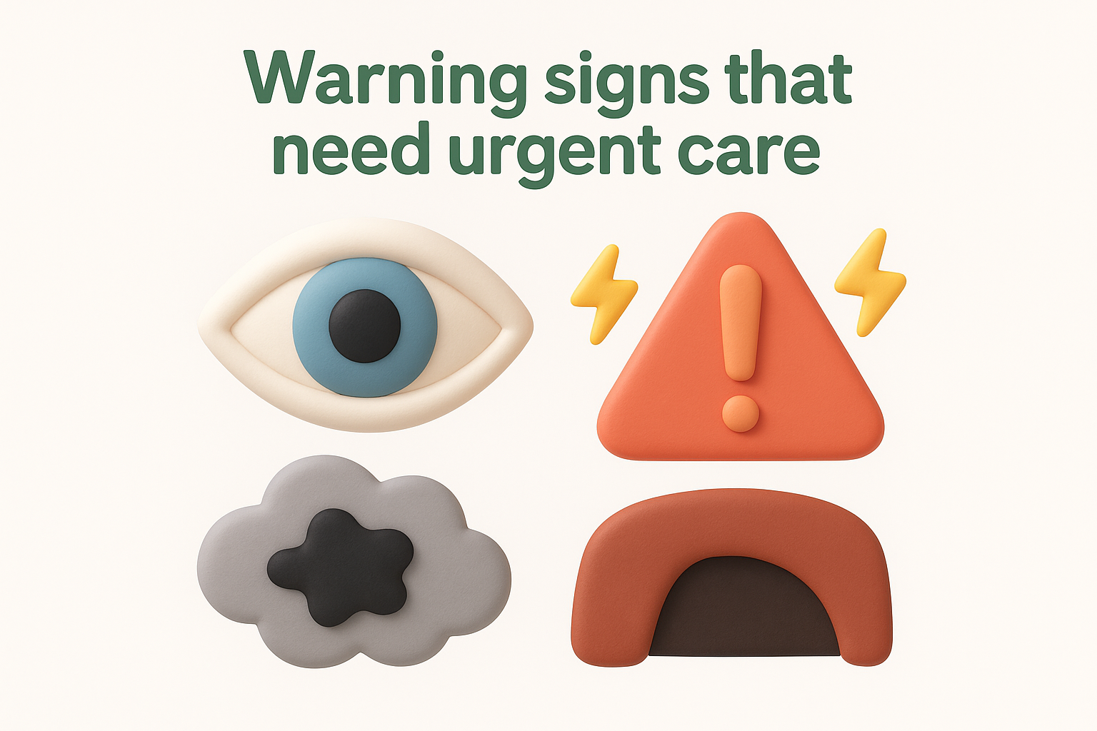 Warning signs that need urgent care