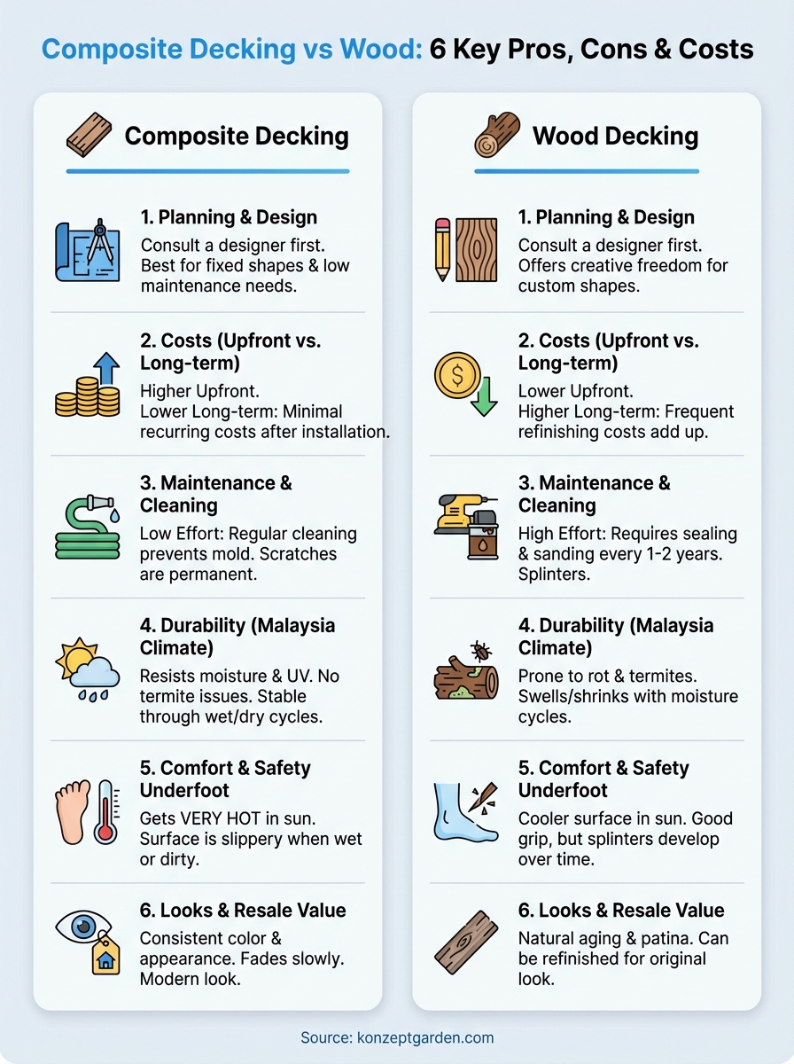 composite decking vs wood infographic